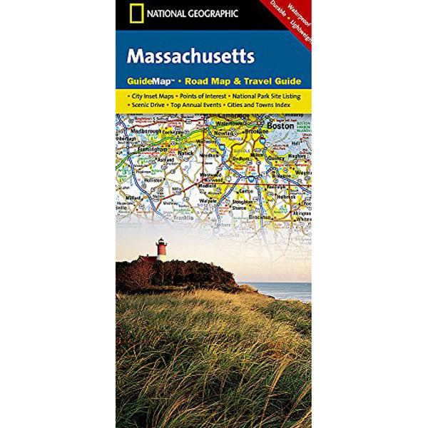Carte Massachusetts Guide Map