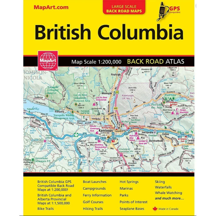 British Columbia road atlas