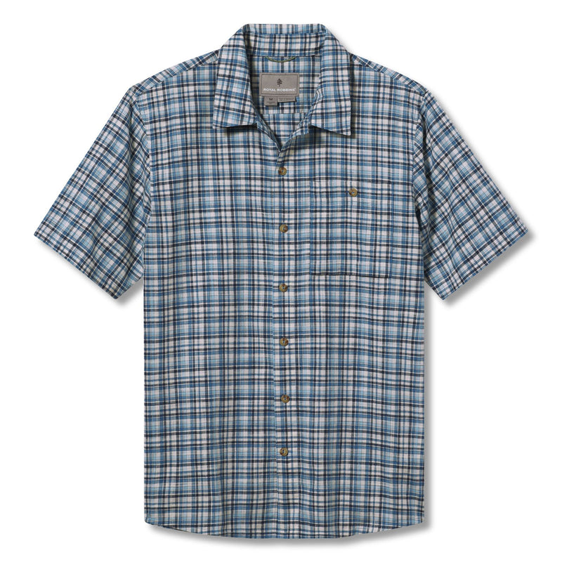 Redwood Plaid men's short sleeve shirt