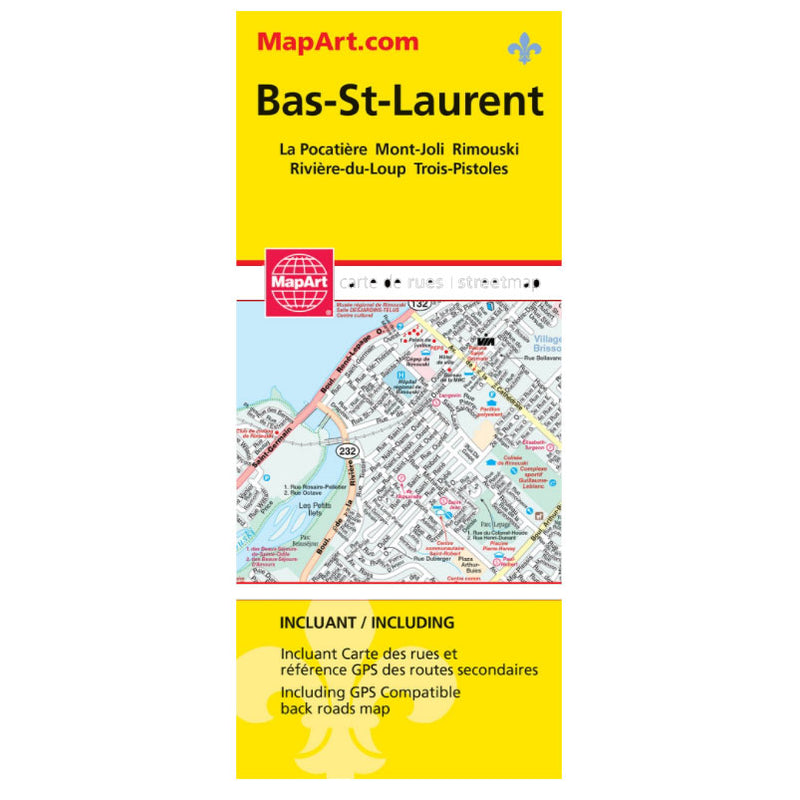 Bas-St-Laurent map