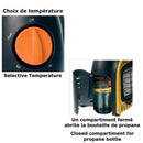 Chaufferette portative infrarouge au propane de 10 000 BTU de Martin - Exclusif en ligne