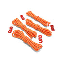 Reflective anchoring ropes