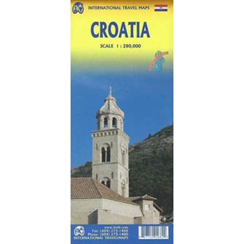 Carte de la Croatie