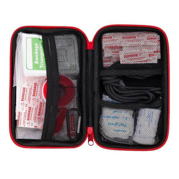 2Pcs Trousse de Secours Portable Kit de Premiers Soins Sac de Rangement  Médical Imperméables Sac d'urgence pour Maison Bureau Voyage Voiture école