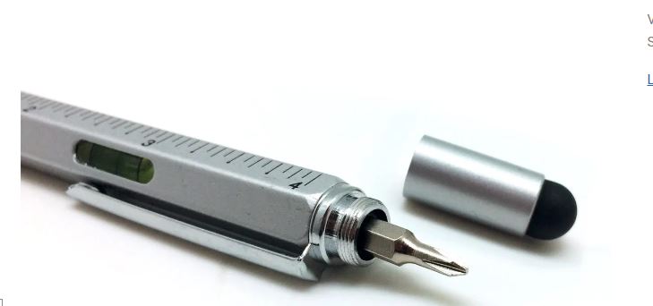 Multi-functional pen tool 6 in 1