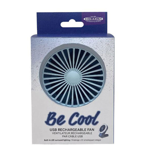 Mini ventilateur rechargeable USB Be Cool
