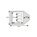 Tente pour 3 personnes Discovery 3 de Hotcore - Exclusif en ligne