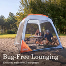 Abri moustiquaire instantané 8 x 8 - Exclusif en ligne