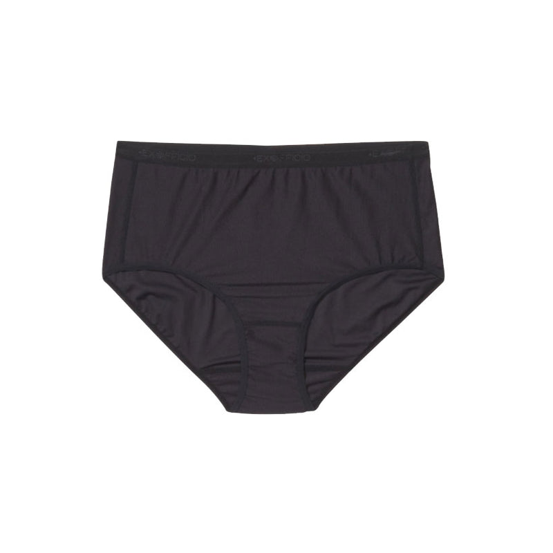 ExOfficio Women's Give-N-Go 2.0 Full Cut Brief Panty 6699, Black, S at   Women's Clothing store