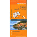 Carte Italie Nord-Ouest
