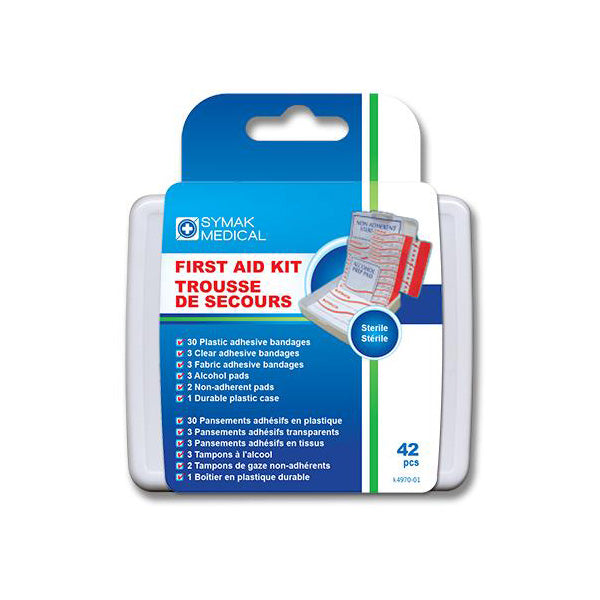 First aid kit travel format