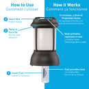 Lanterne anti-moustiques pour patio Thermacell