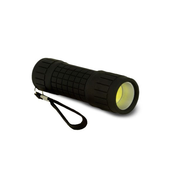 Lampe de poche COB en caoutchouc - Buzzlight