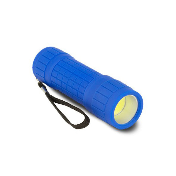 Lampe de poche COB en caoutchouc - Buzzlight