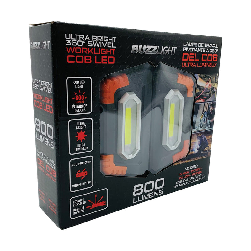 COB LED swivel 360° worklight 800 lumens - Buzzlight