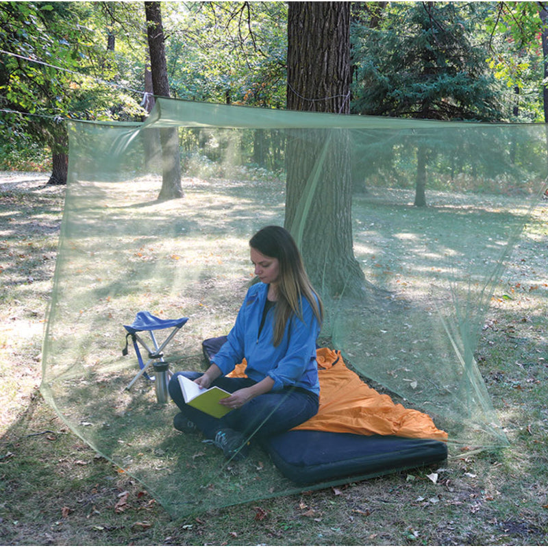 Double wide rectangular mosquito net