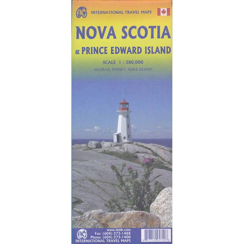 Nova Scotia and Prince Edward Island map