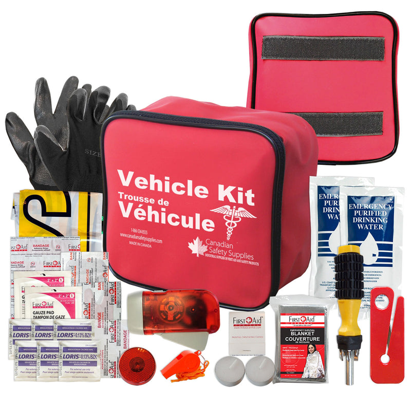 Emergency auto safety kit