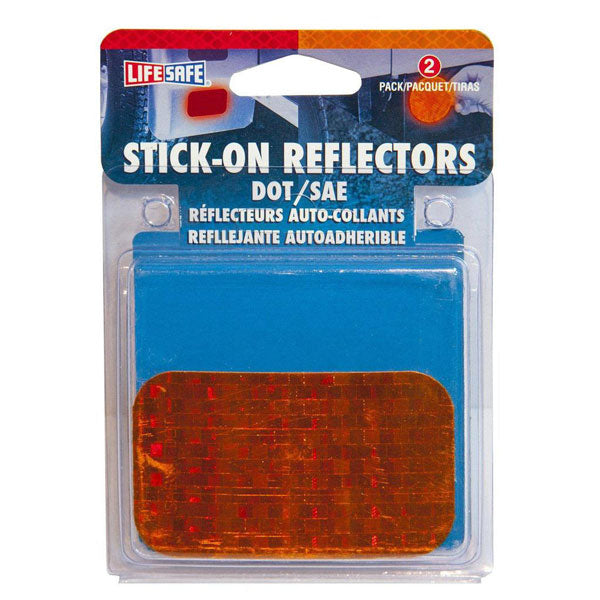 Set of 2 stick-on reflectors