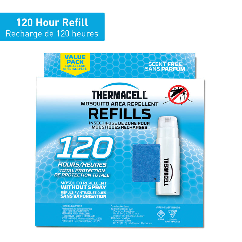 Thermacell 120h cartridge and refill pads