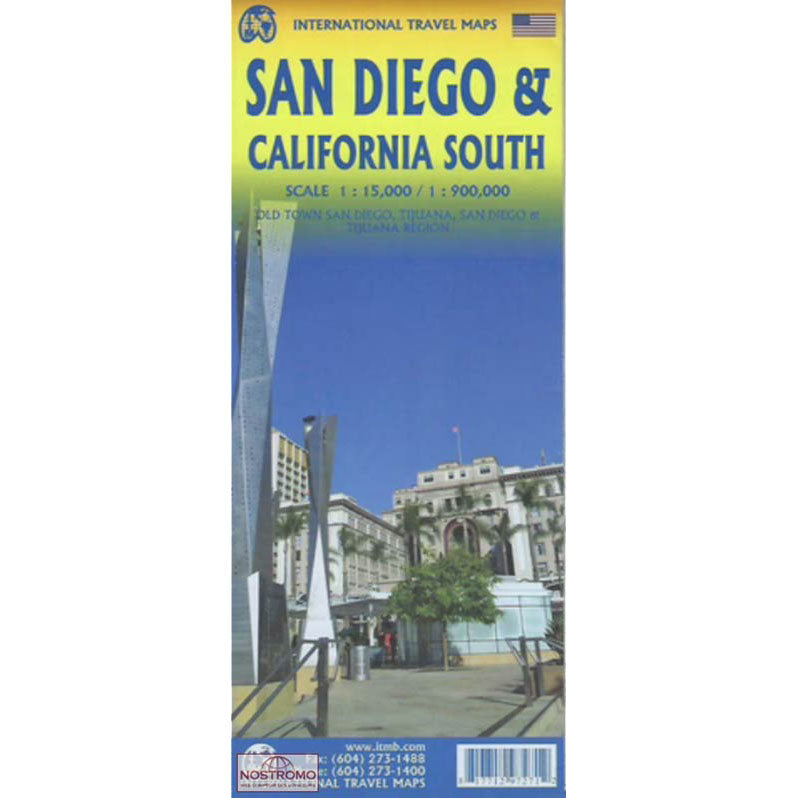 San Diego & California South map