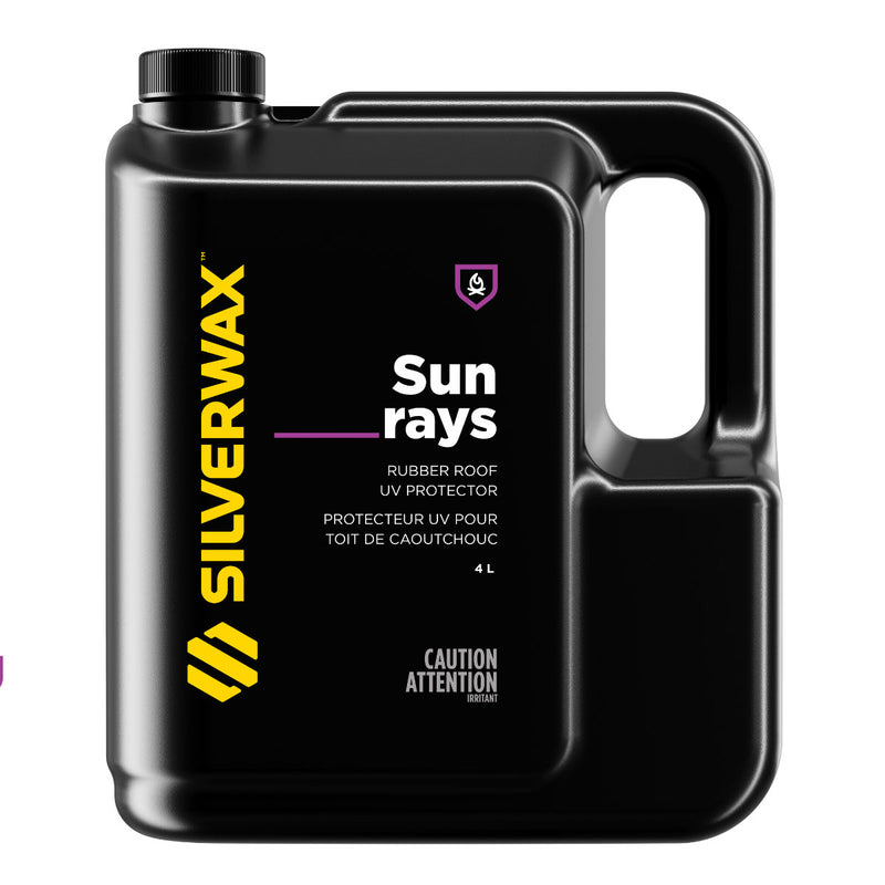 Sun Ray rubber roof protector for RV Silverwax - Online exclusive
