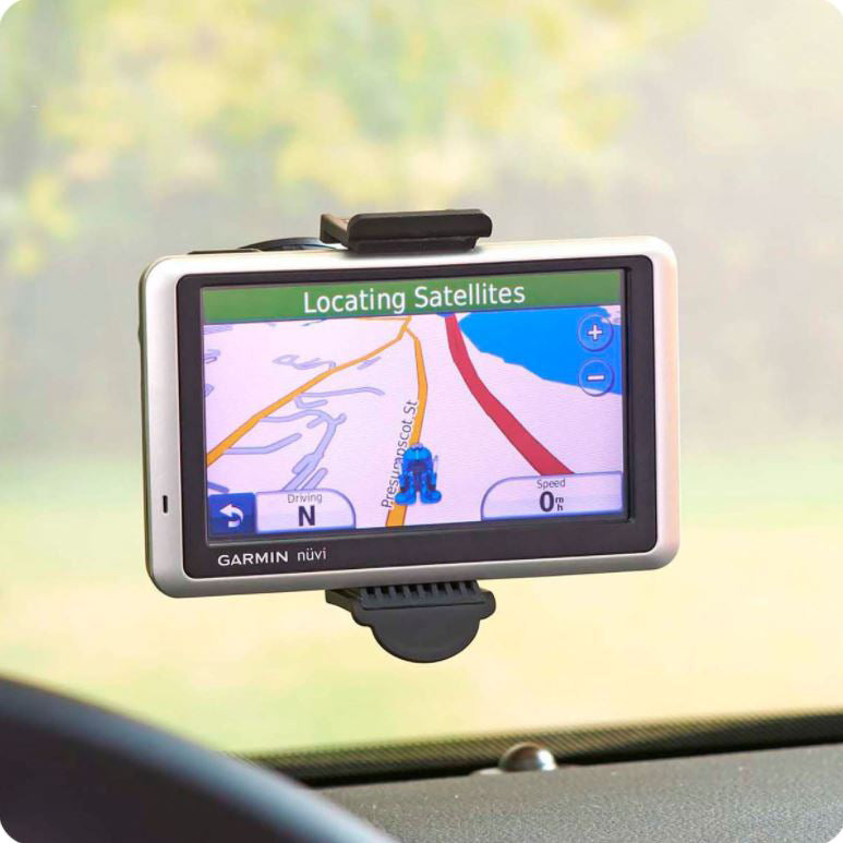 Smartphone holder for windshield