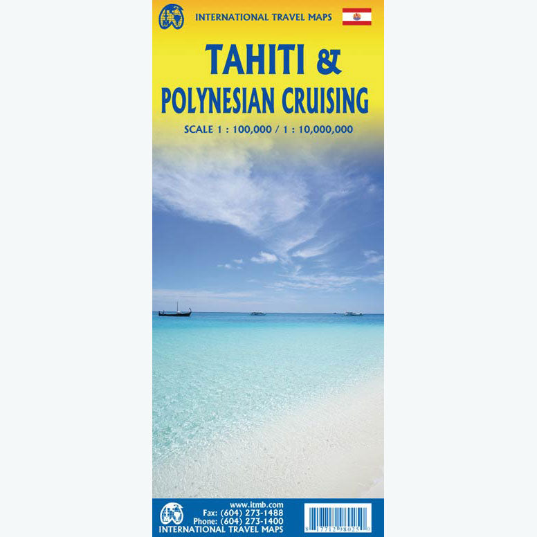 Map of Tahiti and Polynesian cruise