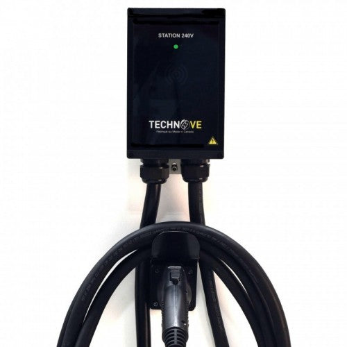 Electric vehicle charging station 48A standard hardwired TechnoVE - Online exclusive
