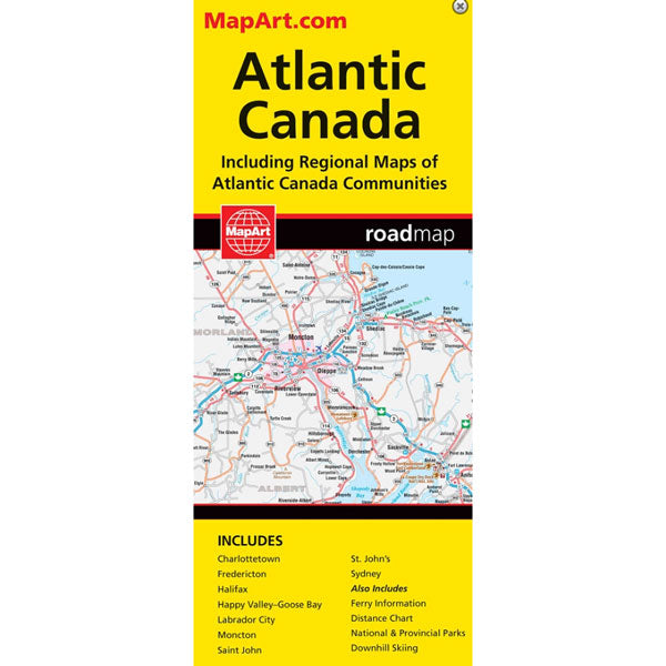 Carte du Canada Atlantique