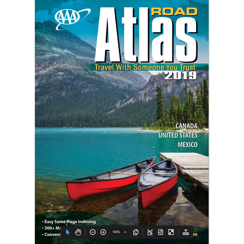 Road Atlas AAA North America 2019