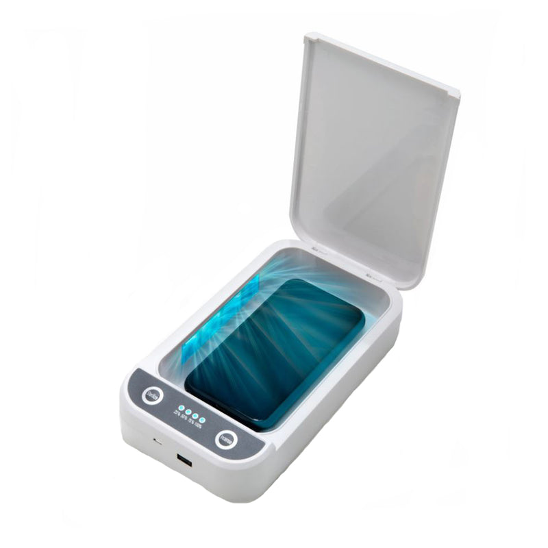 Portable UV sanitizer box