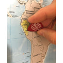 Scratch off world map