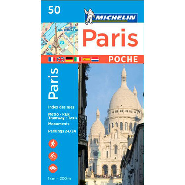 Paris metro pocket map
