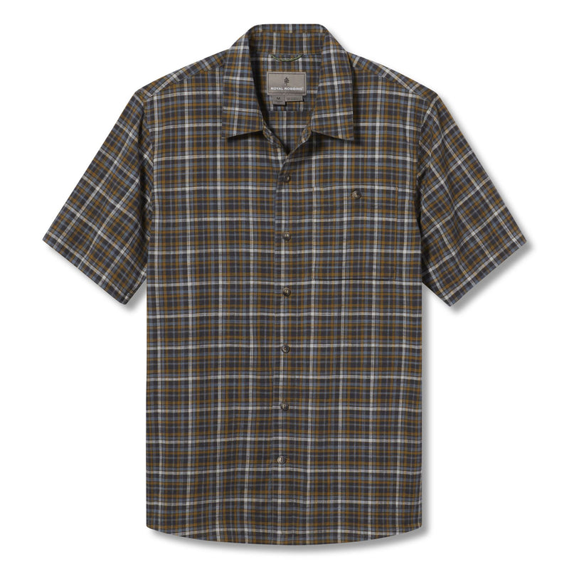 Redwood Plaid men's short sleeve shirt