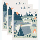 Serviettes éponge écologiques 8X6.5" de Danica