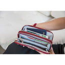 Portefeuille anti-RFID Double Zip