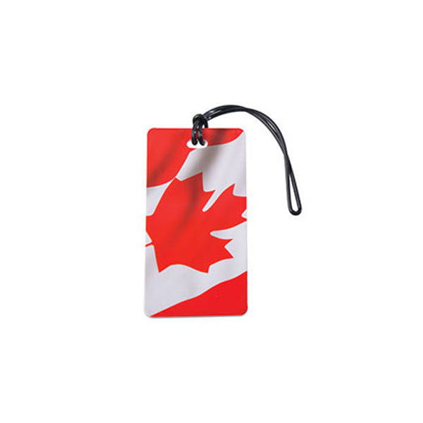 Étiquette de bagage drapeau du Canada