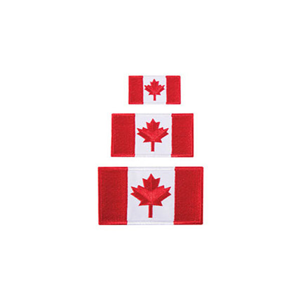 Iron-on patches (Canada flag)