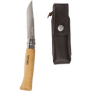 Couteau pliant Inox No 08 avec Étui Opinel