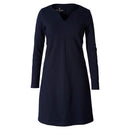 Geneva Ponte Long Sleeve Dress
