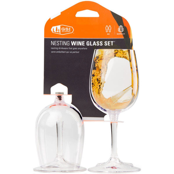 Ensemble 2 verres à vin Nesting