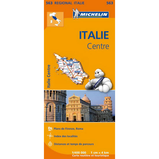Carte du centre de l'Italie