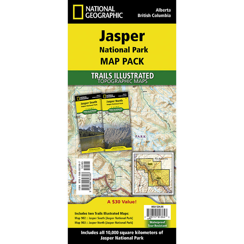 Jasper National Park map