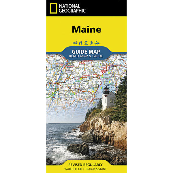 Carte Maine Guide Map