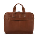 Classic leather slim briefcase