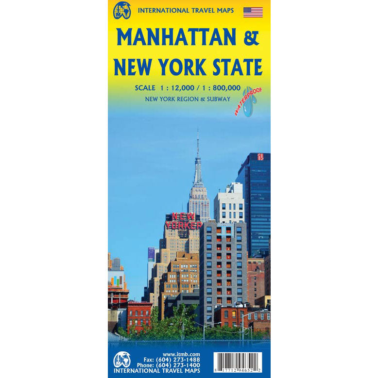 Carte Manhattan et New-York