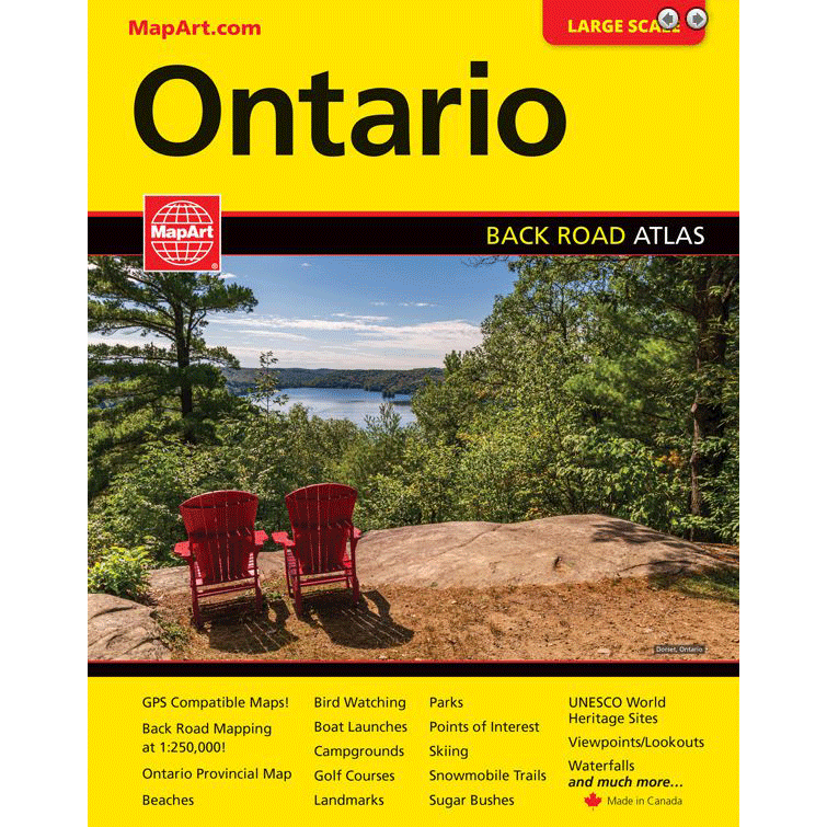 Atlas de l'Ontario MapArt