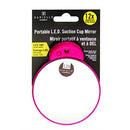 Miroir portatif à ventouse et à DEL