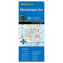 Carte de l'est de la Montérégie